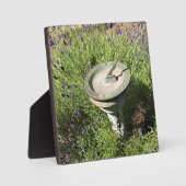 Plaque Photo Cadran solaire en Lavender (Recto)