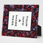 Plaque Photo Cadre Abstrait (Côté)