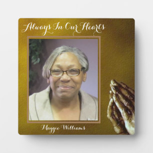 Plaque Photo Cadre commémoratif personnalisé