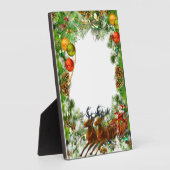 Plaque Photo Cadre de clause Santa (Côté)