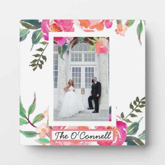 Plaque Photo Cadre de mariage (Devant)