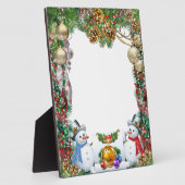 Plaque Photo Cadre de Noël (Côté)