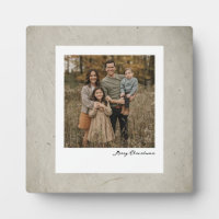 Cadre de photo Polaroïd de famille vintage écritur