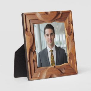 Plaque Photo cadre en bois