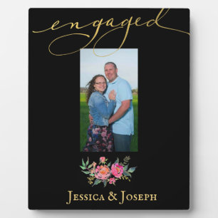 Plaque Photo Cadre fiançailles