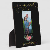 Plaque Photo Cadre fiançailles (Côté)