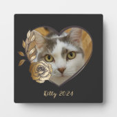 Plaque Photo Cadre photo avec texte sur chevalet (Devant)