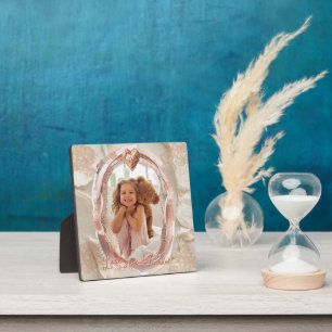 Plaque Photo Cadre photo Blush Heirloom Heart Cadeau d'amour se