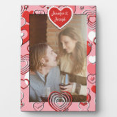 Plaque photo - Cadre vertical - Coeurs Coeurs (Devant)