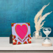 Plaque Photo Cadres cardiaques Saint-Valentin Ajouter une plaqu (Insitu)