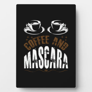 Plaque Photo Café Art Café Et Mascara