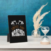 Plaque Photo Café Art Café Et Mascara (Côté)