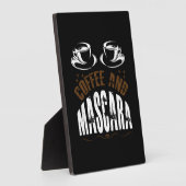 Plaque Photo Café Art Café Et Mascara (Côté)