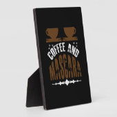 Plaque Photo Café Art Café Et Mascara (Côté)