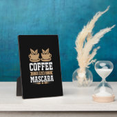 Plaque Photo Café Art Café Et Mascara (Côté)