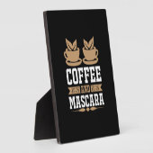 Plaque Photo Café Art Café Et Mascara (Côté)