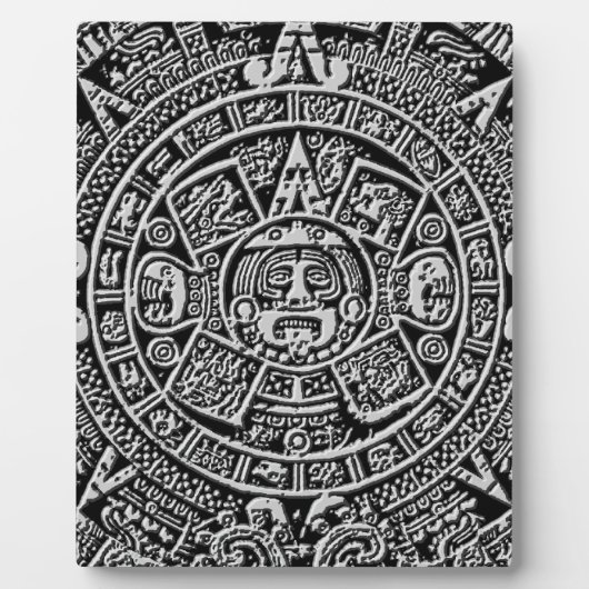 Plaque Photo Calendrier maya (Devant)