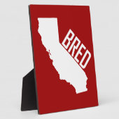 Plaque Photo California Bred (Côté)