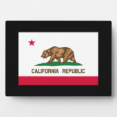 Plaque Photo California State Flag Design (Devant)