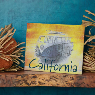 Plaque Photo Californie