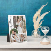 Plaque Photo Calligraphie d'arc moderne Ensemble Photo Mariage (Côté)