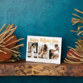 Plaque Photo Calligraphie or jaune 3 Photo Fête des Mères (Côté)