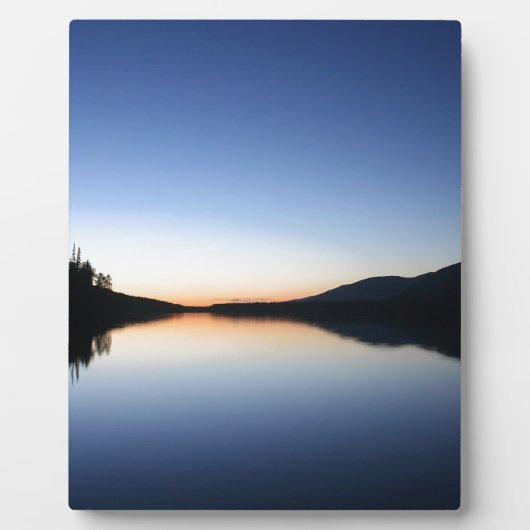 Plaque Photo Calme Et Tranquille Au Coucher Du Soleil (Devant)