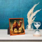 Plaque Photo Camel de Noël 1 (Insitu)