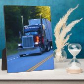 Plaque Photo Camions, Big Rig Cargo Truck Art (Côté)