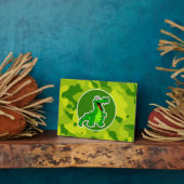 Plaque Photo Camo vert Apple ; Alligator, Gator (Côté)
