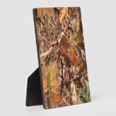 Plaque Photo Camouflage de Fall Forest Bush (Côté)