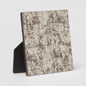 Plaque Photo Camouflage numérique de style désert (Recto)