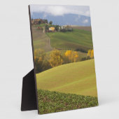 Plaque Photo Campagne toscane verte (Côté)