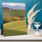 Plaque Photo Campagne toscane verte (Côté)