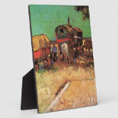Plaque Photo Campement de Gitans avec Caravanes, Van Gogh (Côté)