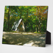 Plaque Photo Camping à cadre A sauvage au terrain de camping (Côté)