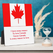Plaque Photo Canada (Côté)