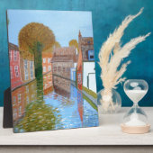 Plaque Photo Canal Bruges (Côté)
