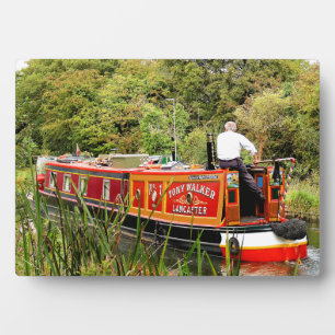 PLAQUE PHOTO CANAL NARROWBOATS
