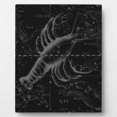 Plaque Photo Cancer Constellation Hevelius 1690 sur Noir (Devant)