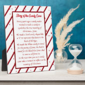 Plaque Photo Candy Cane Story (Côté)