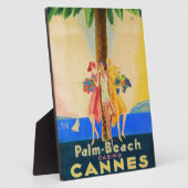 Plaque Photo Cannes vintage (Côté)