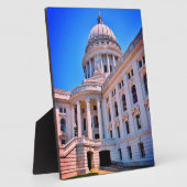 Plaque Photo Capitole de l'État du Wisconsin (Côté)