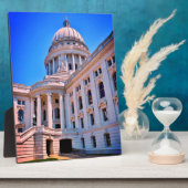 Plaque Photo Capitole de l'État du Wisconsin (Côté)