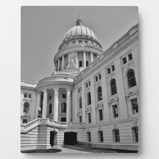 Plaque Photo Capitole de l'État du Wisconsin (Devant)