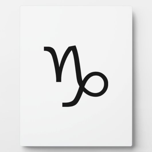 Plaque Photo Capricorne (Devant)