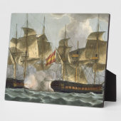 Plaque Photo Capture de la Mahonesa, 13 octobre 1796, engrave (Côté)