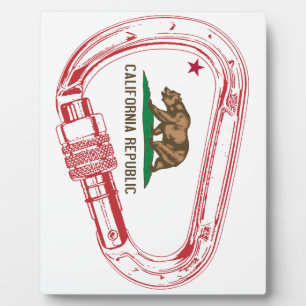 Plaque Photo Carabiner d'Escalade californienne