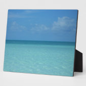 Plaque Photo Caraïbes Horizon Tropical Turquoise Bleu (Côté)