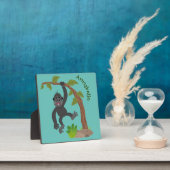 Plaque Photo Caricature de bébé gorille joyeux (Insitu)